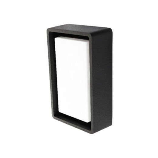 FRAME 8W 4000K BLACK LED EXTERIOR WALL LIGHT