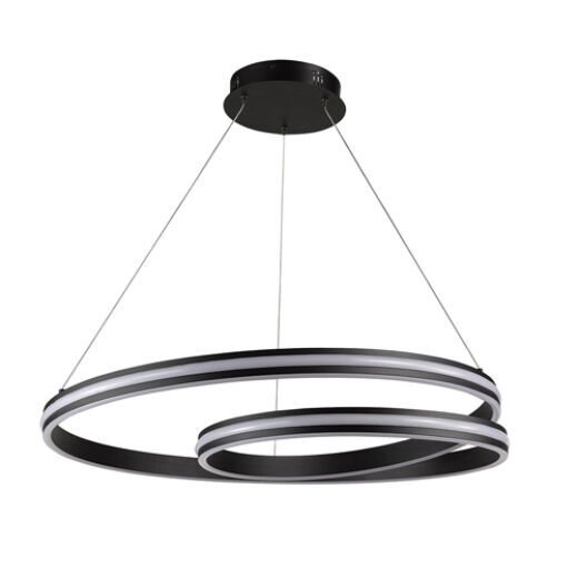 ELMO 55W CCT SANDY BLACK 70CM LED PENDANT