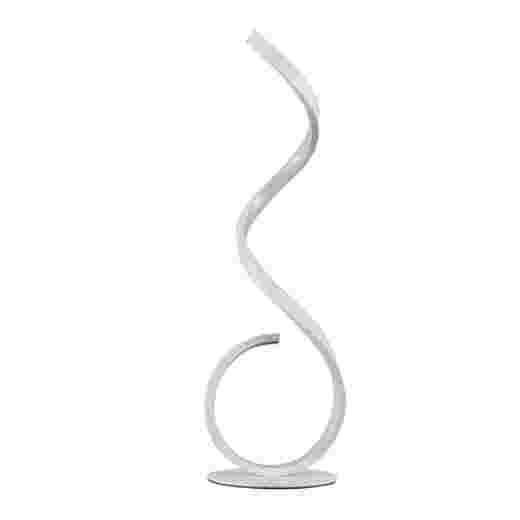 FLOW 12W CCT SANDY WHITE LED TABLE LAMP