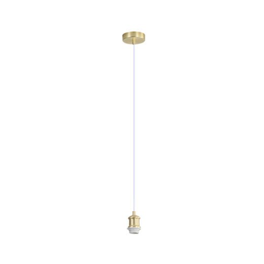 ALBANY BRUSHED BRASS/WHITE SUSPENSION