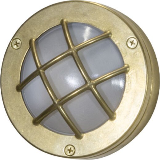 LIDO IP64 BRASS EXTERIOR BUNKER LIGHT
