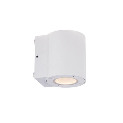 ELGIN 15W CCT IP65 WHITE LED EXTERIOR WALL LIGHT