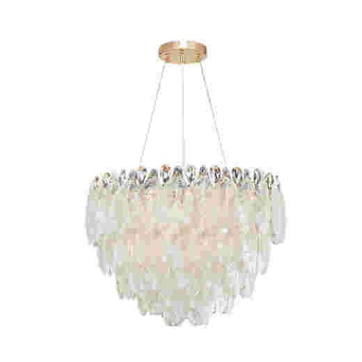 OSKAVA ROSE GOLD 60CM 8 LIGHT CHANDELIER