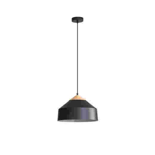 TORBEN MATT BLACK 40CM 1 LIGHT PENDANT