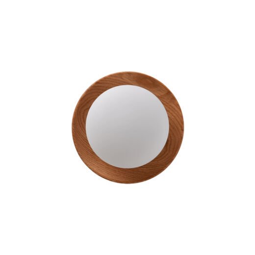 PORTO RED OAK/BRUSHED BRASS WALL LIGHT