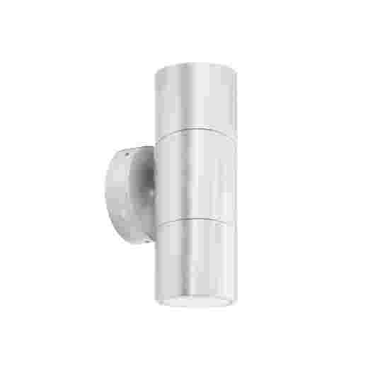 MAZO IP65 BRUSHED ALUMINIUM UP/DOWN EXTERIOR WALL LIGHT