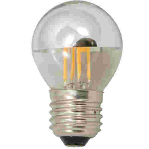 LED G45 4W E27 WARM WHITE CROWN MIRROR CLEAR LAMP