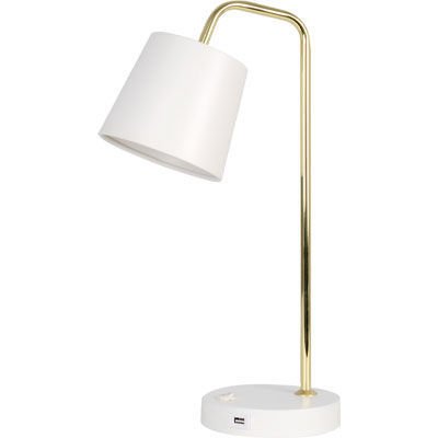 Br Brass Usb Desk Lamp Lightingplus, Bedside Table Lamps Nz