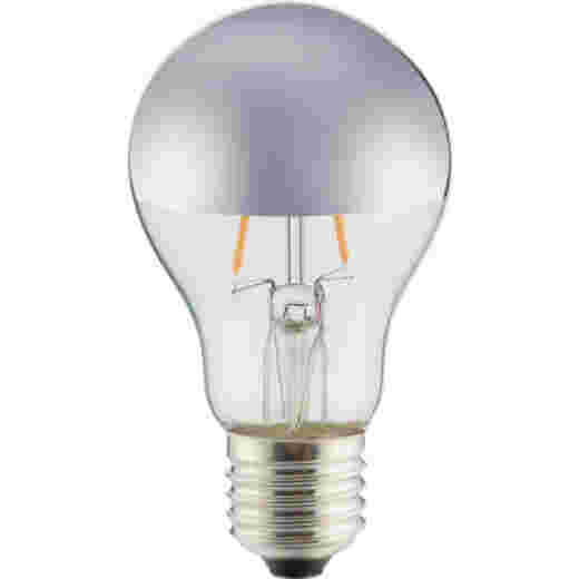 LED A60 6W E27 WARM WHITE CROWN MIRROR LAMP