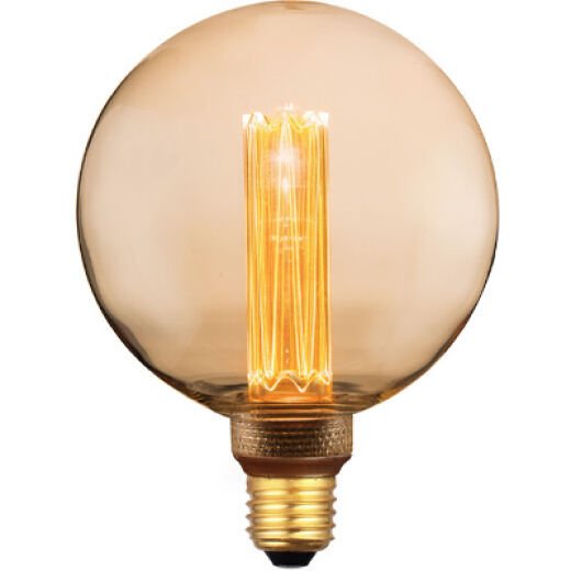 LED G125 4W E27 1800K WARM WHITE CLEAR AMBER CLASSIC LAMP