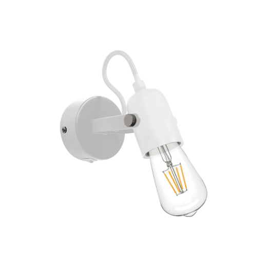 SNAP MATT WHITE WALL LIGHT