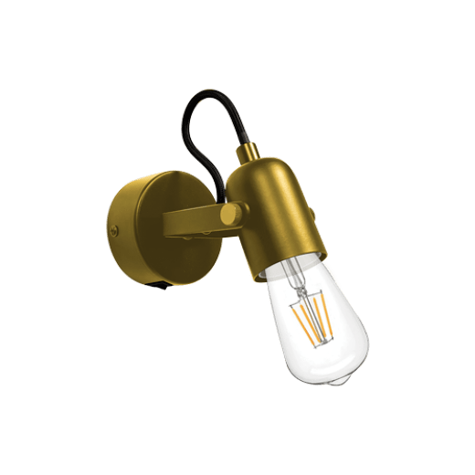 SNAP BRUSHED BRASS WALL LIGHT