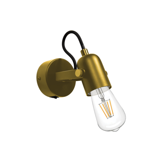 SNAP BRUSHED BRASS WALL LIGHT