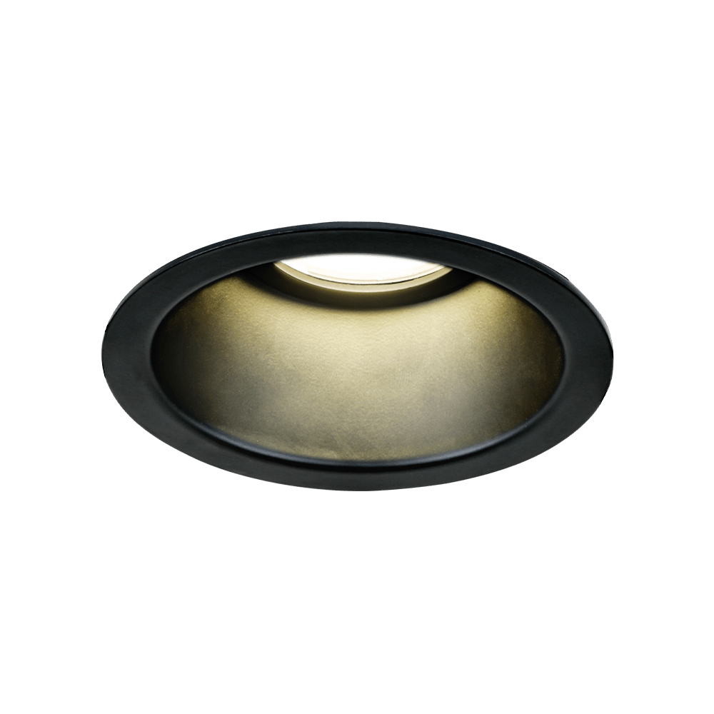 Rome LED Downlight - 10.8W 3000K IP44 Black | Lightingplus - Lightingplus