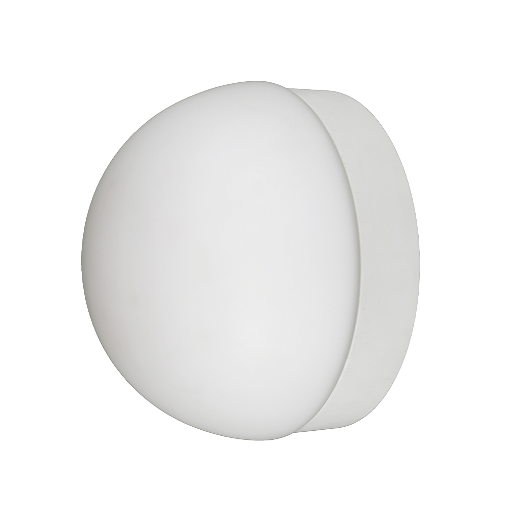 SLOOP GX53 WHITE BASE OPAL DOME GLASS (WALL ONLY) - Lightingplus
