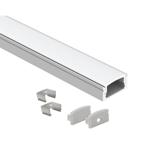 EDGE 1M LED SURFACE MOUNTED ALUMINIUM CHANNEL
