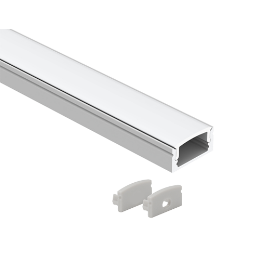 EDGE 2M LED SURFACE MOUNTED ALUMINIUM CHANNEL