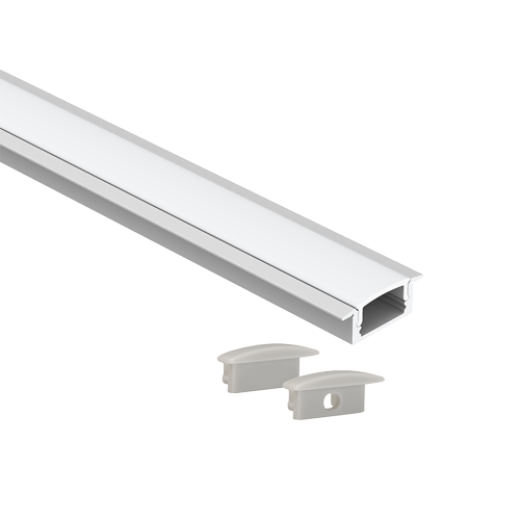 EDGE 2M LED RECESSED MOUNTED ALUMINIUM CHANNEL