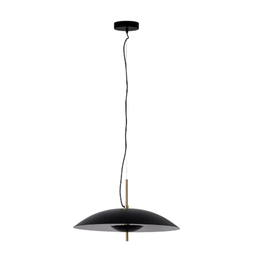 LUSTRE 22W 3000K MATT BLACK/BRASS 60CM LED PENDANT