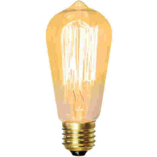 INCANDESCENT ST57 40W E27 1800K WARM WHITE CLEAR DIMMABLE VINTAGE LAMP