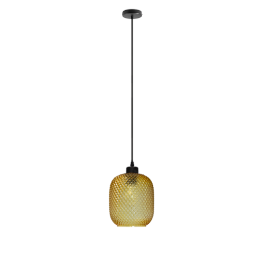 BOLLA AMBER 18CM GLASS SHADE
