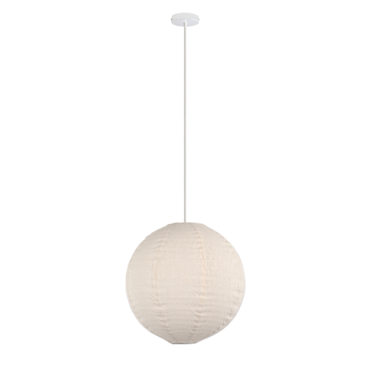 NARA IVORY LINEN 60CM ROUND SHADE
