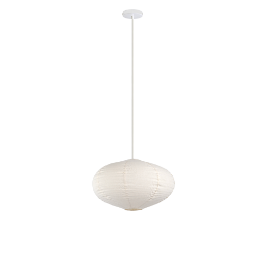 NARA IVORY LINEN 40CM OVAL SHADE