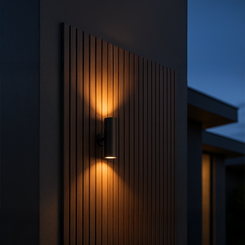 GAVEL BRONZE UP/DOWN IP65 WALL LIGHT - Lightingplus