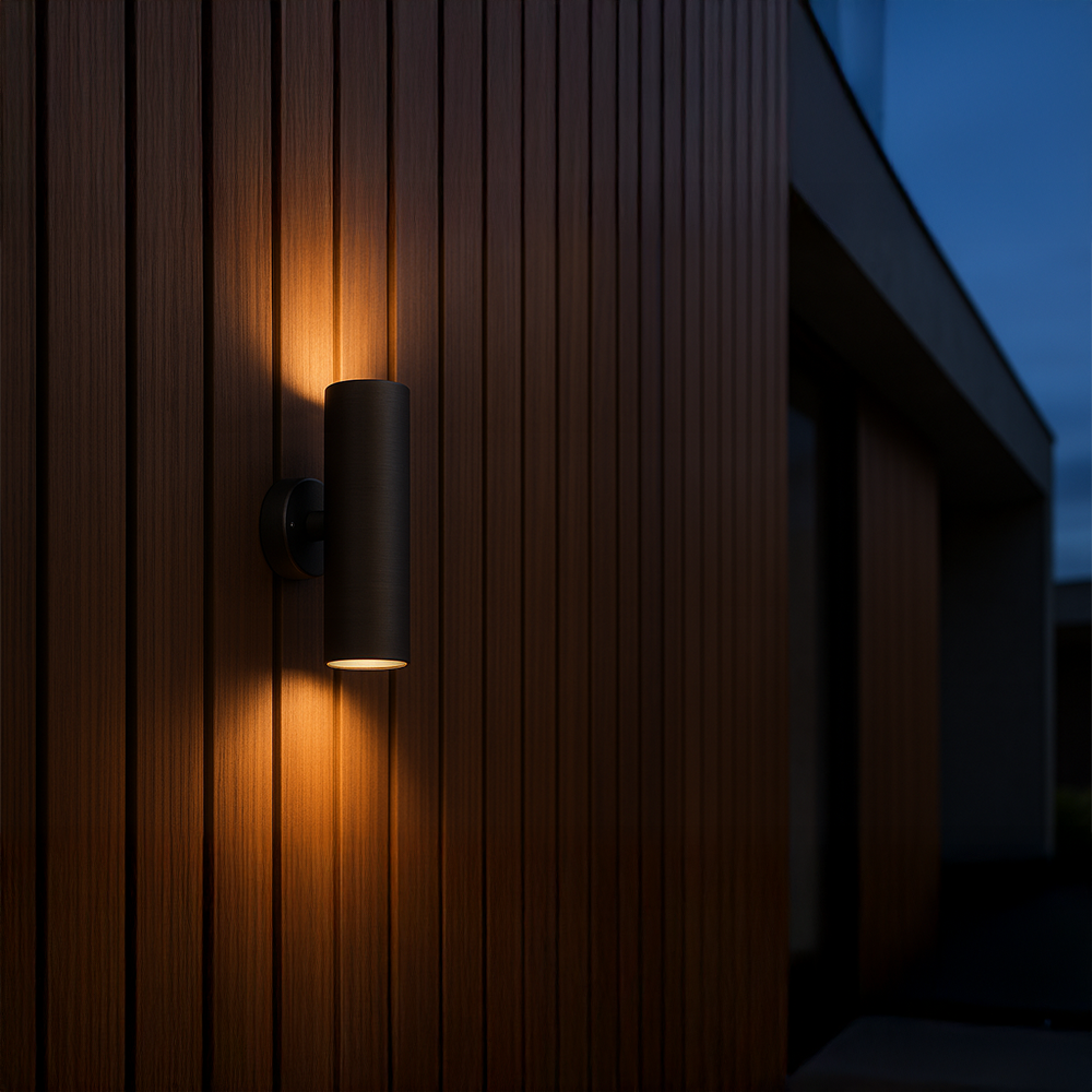 GAVEL BRONZE UP/DOWN IP65 WALL LIGHT - Lightingplus