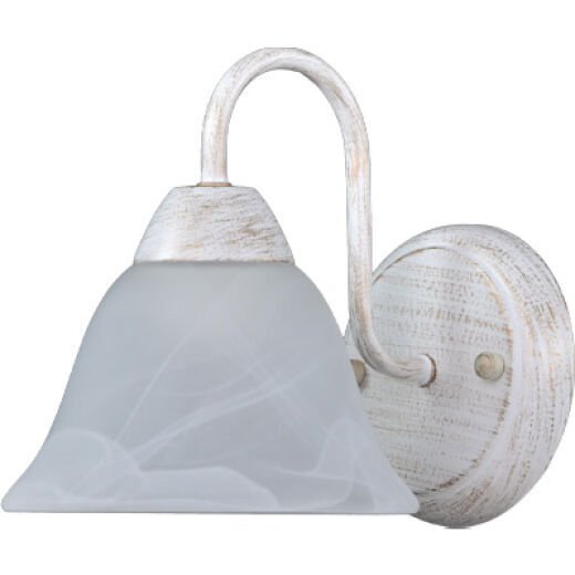 LORI WHITE/GOLD WALL LIGHT