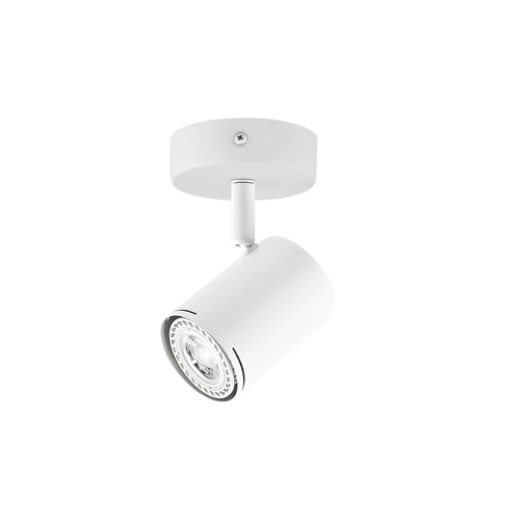 BARIL.2 WHITE 1 LIGHT SPOTLIGHT