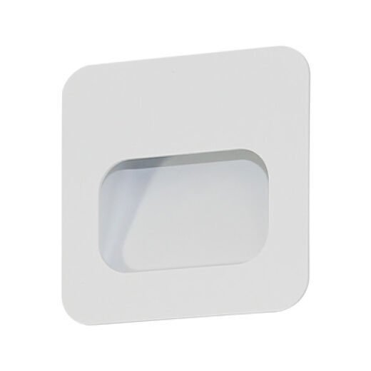 FORO 1.2W 2700K WHITE SQUARE LED RECESSED WALL LIGHT