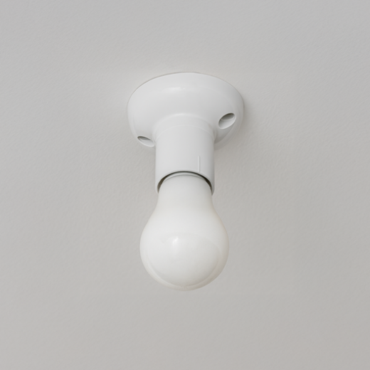 HPM BAYONET B22 WHITE 68MM FIXED BATTEN HOLDER
