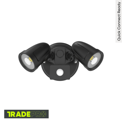 ULTRA 30W 4000K IP65 BLACK LED SECURITY LIGHT