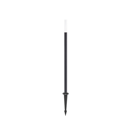 MONO 12V 3W 3000K IP65 BLACK LED BOLLARD