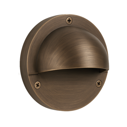 PRAGA 12V IP65 BRONZE STEPLIGHT