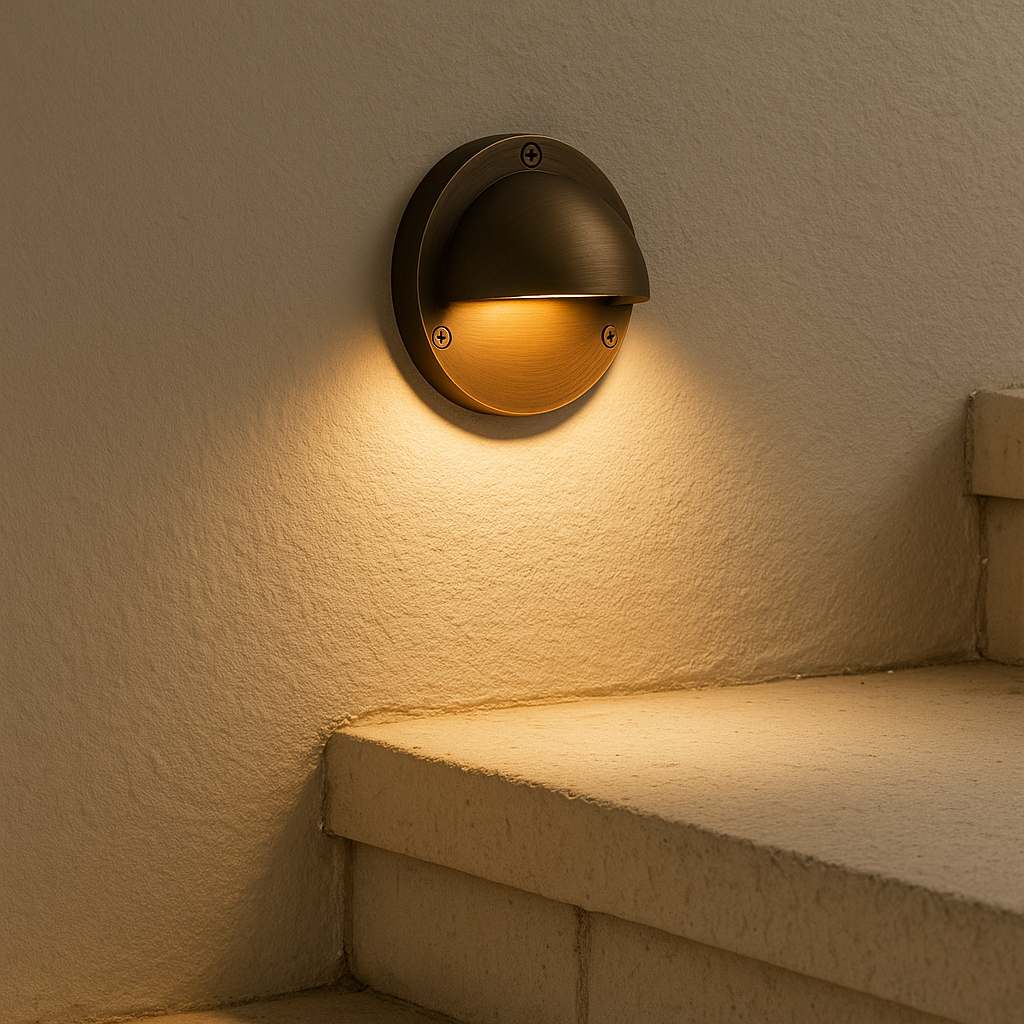 PRAGA BRONZE 12V IP65 STEPLIGHT - Lightingplus