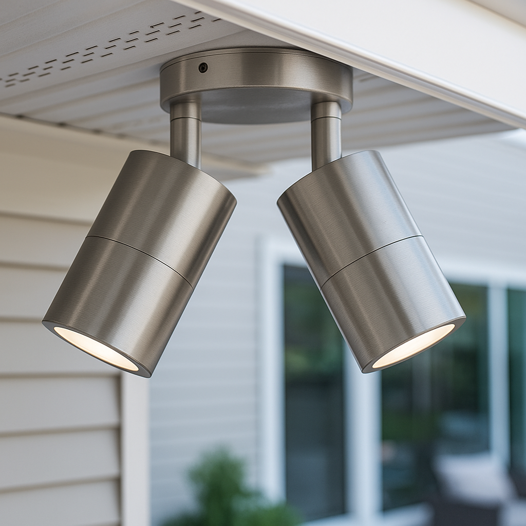 GAVEL SS316 2LT ADJUSTABLE IP65 EXTERIOR LIGHT - Lightingplus