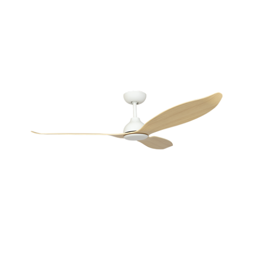 VALENCIA 24V MOTOR WHITE/ASH WOOD LOOK 105CM DC CEILING FAN
