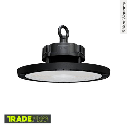 SUMMIT 90-120-150W CCT IP65 BLACK LED HIBAY