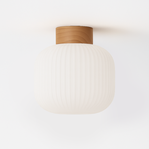 SKAGEN WOOD/OPAL GLASS 20CM DIY BATTEN FIX