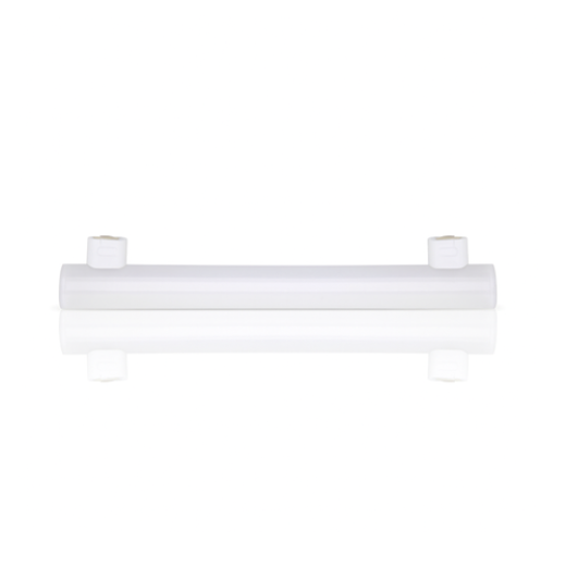 LED T30 7W S14S 2 PEG WARM WHITE 300MM OPAL LAMP