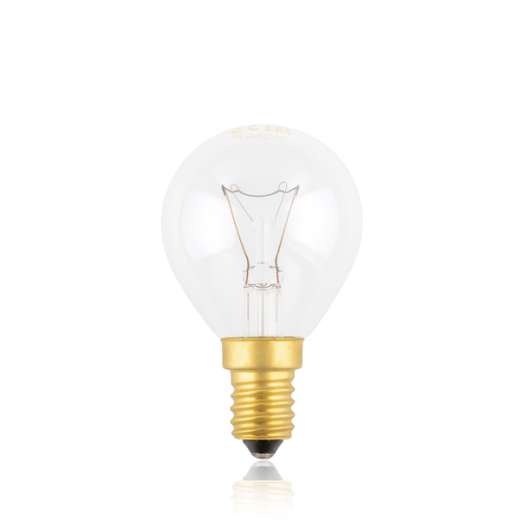 INCANDESCENT 40W E14 CLEAR OVEN LAMP