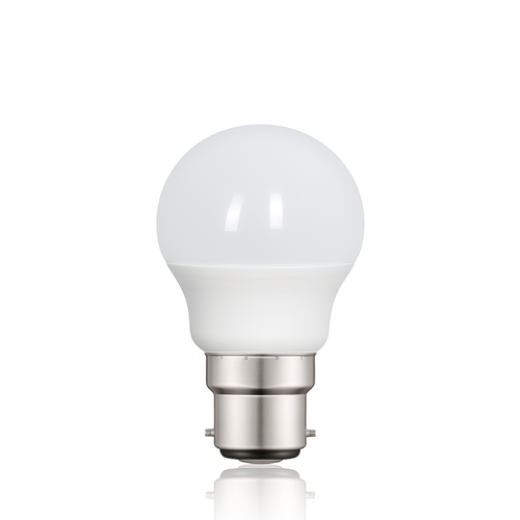 LED G45 FANCY ROUND 5.5W B22 COOL WHITE OPAL LAMP