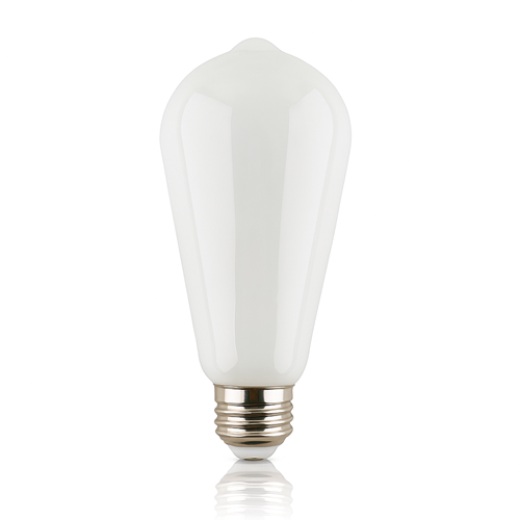 LED ST64 8W E27 WARM WHITE OPAL DIMMABLE LAMP