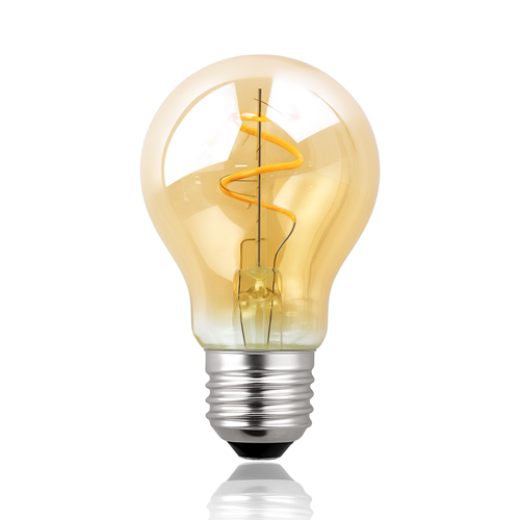 LED A60 4W E27 2200K WARM WHITE AMBER FILAMENT LAMP