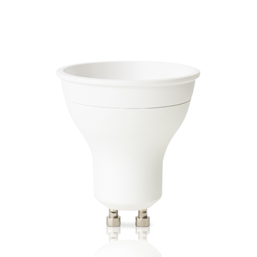 LED DEEP DECO WHITE 4.9W GU10 WARM WHITE DIMMABLE LAMP