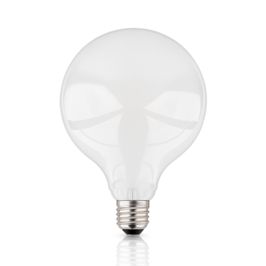 LED G125 12W E27 WARM WHITE OPAL DIMMABLE LAMP