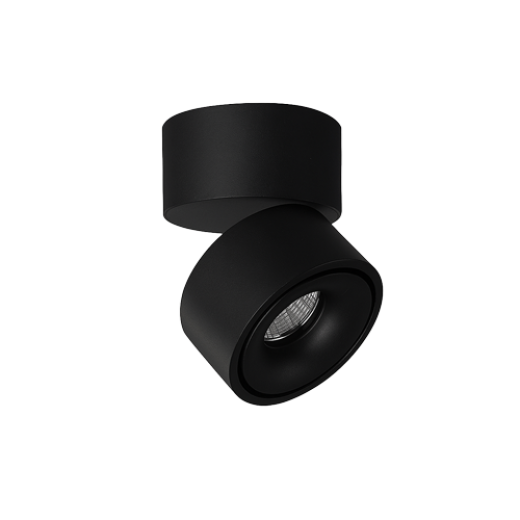 UNIVERSAL 8W 3000K BLACK LED SPOTLIGHT