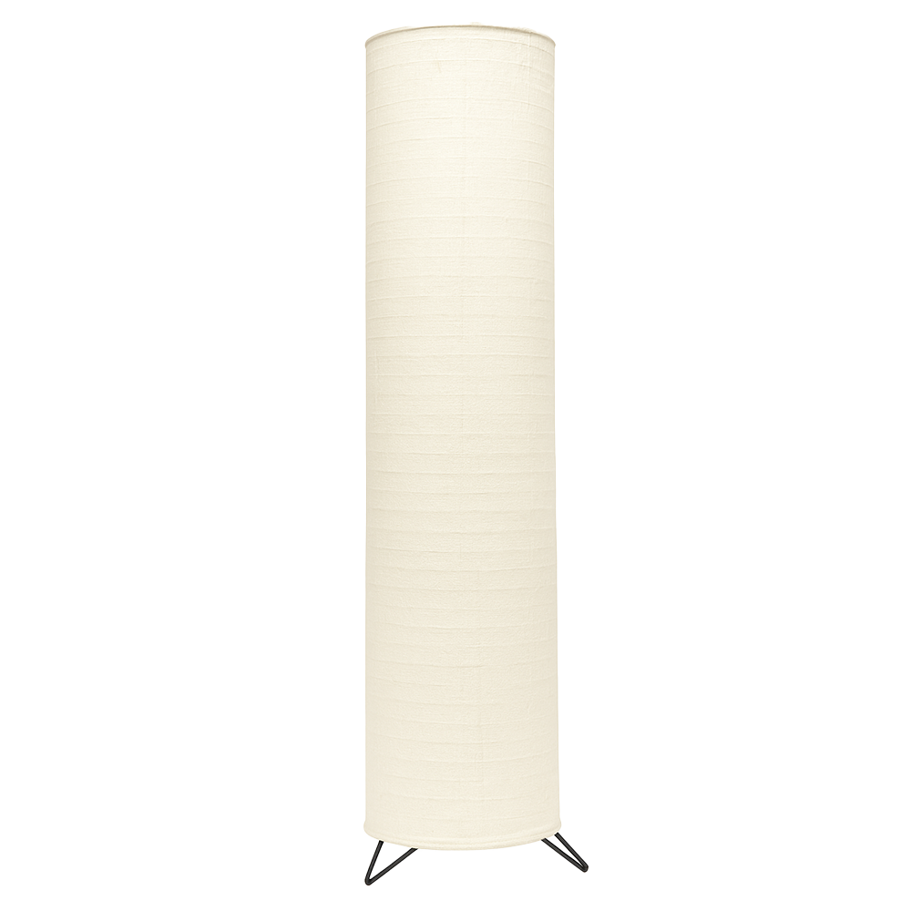 NARA.25 IVORY LINEN TALL FLOOR LAMP - Lightingplus
